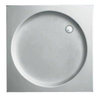 Plieger Luxury douchebak acryl vierkant met ronde inzet 90x90x9cm wit 0940854