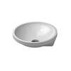 Duravit Architec ronde inbouwwastafel 43cm zonder kraangat wit 0297852 Duravit Architec ronde inbouwwastafel 43cm zonder kraangat wit 0297852