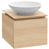 Villeroy en Boch Legato onderkast met 1 lade voor opzetwastafel 45x50x38cm glanswit 0124495 Villeroy en Boch Legato onderkast met 1 lade voor opzetwastafel 45x50x38cm glanswit 0124495