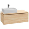 Villeroy en Boch Legato onderkast met 1 lade voor opzetwastafel links 100x50x38cm zonder verlichting glossy grey 0124538 Villeroy en Boch Legato onderkast met 1 lade voor opzetwastafel links 100x50x38cm zonder verlichting glossy grey 0124538