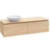 Villeroy & Boch Legato Meuble sous lavabo avec 2 tiroirs pour lavabo à poser gauche 120x50x38cm Blanc mat 0124558 Villeroy & Boch Legato Meuble sous lavabo avec 2 tiroirs pour lavabo à poser gauche 120x50x38cm Blanc mat 0124558
