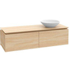 Villeroy & Boch Legato Meuble sous lavabo avec 2 tiroirs pour lavabo à poser droite 120x50x38cm Orme 0124566 Villeroy & Boch Legato Meuble sous lavabo avec 2 tiroirs pour lavabo à poser droite 120x50x38cm Orme 0124566