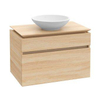 Villeroy en Boch Legato onderkast met 2 laden voor opzetwaskom midden 100x50x55cm iep 0124644 Villeroy en Boch Legato onderkast met 2 laden voor opzetwaskom midden 100x50x55cm iep 0124644