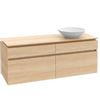 Villeroy & Boch Legato Meuble sous lavabo avec 4 tiroirs pour vasque à poser droite 140x50x38cm Orme 0124704 Villeroy & Boch Legato Meuble sous lavabo avec 4 tiroirs pour vasque à poser droite 140x50x38cm Orme 0124704