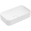 Villeroy & Boch Finion opzetwastafel zonder kraangat 60x35cm Ceramic+ zonder overloop stone white SW209544 Villeroy & Boch Finion opzetwastafel zonder kraangat 60x35cm Ceramic+ zonder overloop stone white SW209544