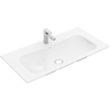 Villeroy & Boch Finion meubelwastafel 1 kraangat 100x50cm Ceramic+ zonder overloop stone white SW209576 Villeroy & Boch Finion meubelwastafel 1 kraangat 100x50cm Ceramic+ zonder overloop stone white SW209576