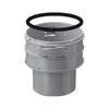 Burgerhout Flex pièce de raccord Ø80mm Flex emboîture flexible (en bas) 1400038