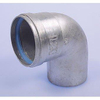 Burgerhout Bm fix coude d'évacuation en aluminium à paroi épaisse 90 degrés 80mm 1400495
