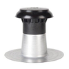 Burgerhout Bm vent 3000 Ventilation de toit en aluminium à simple paroi avec capuchon en plastique 70 80mm 1404571