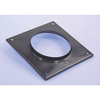 Burgerhout Aluminium muurplaat 125 mm zwart 1407406 Burgerhout Aluminium muurplaat 125 mm zwart 1407406