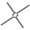 Ubbink Rolux afstandhouder T120 flex50mm PP, set= 6st 1408106