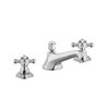 Kludi Adlon Robinet de lavabo 3 trous avec vidage et bec fixe 0405345 Kludi Adlon Robinet de lavabo 3 trous avec vidage et bec fixe 0405345