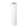 Burgerhout tuyau d'extension concentrique sous toiture réglable HR 60/100 L=500mm avec collier blanc 2113622