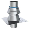 Burgerhout Aluminium schoorsteenkap 200mm met beluchting RVS 1440049 Burgerhout Aluminium schoorsteenkap 200mm met beluchting RVS 1440049