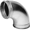 R VENT SAFE coude lisse 90 degrés pour conduit d''air rond 150mm SBDS150 1452082
