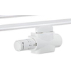 IMI Heimeier Multilux 4 2 tuyaux sous-bloc set avec Halo, droit et angle R1/2 - G3/4 HOH 50mm design blanc SW209105