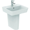 Ideal Standard Connect Air fontein Cube met 1 kraangat met overloop 40x35cm wit SW75895 Ideal Standard Connect Air fontein Cube met 1 kraangat met overloop 40x35cm wit SW75895