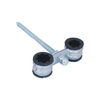 Walraven BIS dubbele muurbeugel SV met EPDM rubber inlage 1/2 22mm 1731152