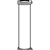 Viega standpijp 6/4x120mm chroom 0501018