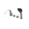 Ideal Standard Melange 4 gats badkraan inclusief uitloop chroom 0180312 Ideal Standard Melange 4 gats badkraan inclusief uitloop chroom 0180312
