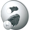 Ideal Standard CeraTherm 100 afbouwdeel voor inbouw douchekraan thermostatisch met stopkraan chroom 0180843 Ideal Standard CeraTherm 100 afbouwdeel voor inbouw douchekraan thermostatisch met stopkraan chroom 0180843