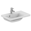 Ideal Standard Connect Space wastafel met afleg rechts 60x38cm met overloop met kraangat wit 0181121 Ideal Standard Connect Space wastafel met afleg rechts 60x38cm met overloop met kraangat wit 0181121