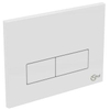 Ideal Standard Plaque de commande rectangulaire DF blanc 0181165