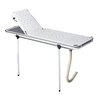 Handicare Linido doucheraam opklapbaar voor muurbevestiging met inklapbare poten 190x70cm met rugsteun met opvangbak grijs 0600318 Handicare Linido doucheraam opklapbaar voor muurbevestiging met inklapbare poten 190x70cm met rugsteun met opvangbak grijs 0600318