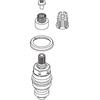 Venlo Sparepart Plus Nimbus II partie supérieure Eco G1/2 (laiton Project Comfort) complète 0182636