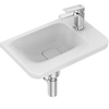 Ideal Standard Tonic II fontein met kraangat rechts zonder overloop 46x31cm met IdealFlow wit 0185625 Ideal Standard Tonic II fontein met kraangat rechts zonder overloop 46x31cm met IdealFlow wit 0185625