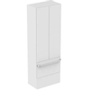 Ideal Standard Tonic II hoge dubbele kast met 2 deuren en 2 laden 60x173.5x35cm zonder greep glanswit 0185644 Ideal Standard Tonic II hoge dubbele kast met 2 deuren en 2 laden 60x173.5x35cm zonder greep glanswit 0185644