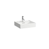 Laufen Kartell meubelwastafel met overloop 50x46cm 1 kraangat wit SW157052 Laufen Kartell meubelwastafel met overloop 50x46cm 1 kraangat wit SW157052