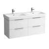 Laufen Base for Pro S wastafelonderbouwkast met 4 laden v. wastafel H814966 116x44x53cm glanswit SW157453 Laufen Base for Pro S wastafelonderbouwkast met 4 laden v. wastafel H814966 116x44x53cm glanswit SW157453