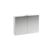 Laufen Base spiegelkast met 2 deuren met LED verlichting 100x70x18cm glanswit SW157438 Laufen Base spiegelkast met 2 deuren met LED verlichting 100x70x18cm glanswit SW157438
