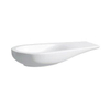 Laufen Alessi One waskom met afleg rechts 80x42.5cm met LCC met afvoerplug wit 0192311 Laufen Alessi One waskom met afleg rechts 80x42.5cm met LCC met afvoerplug wit 0192311
