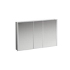 Laufen Frame 25 spiegelkast met 3 deuren met LED verlichting en ambient light 120x15x75cm met sensor schakelaar SW28303 Laufen Frame 25 spiegelkast met 3 deuren met LED verlichting en ambient light 120x15x75cm met sensor schakelaar SW28303