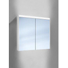 Schneider O-Line spiegelkast m. 2 deuren met LED verlichting boven 90x74.5x15.8cm v. op- of inbouwmontage SW200497 Schneider O-Line spiegelkast m. 2 deuren met LED verlichting boven 90x74.5x15.8cm v. op- of inbouwmontage SW200497