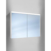 Schneider O-Line spiegelkast m. 2 deuren met LED verlichting boven 100x74.5x12.8cm v. op- of inbouwmontage SW200466 Schneider O-Line spiegelkast m. 2 deuren met LED verlichting boven 100x74.5x12.8cm v. op- of inbouwmontage SW200466