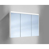 Schneider O-Line spiegelkast met 3 deuren (30/40/30) met LED verlichting boven 100x74.5x12.8cm v. op- of inbouwmontage SW200469 Schneider O-Line spiegelkast met 3 deuren (30/40/30) met LED verlichting boven 100x74.5x12.8cm v. op- of inbouwmontage SW200469