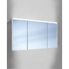 Schneider O-Line spiegelkast met 3 deuren (35/60/35) met LED verl. boven en indirecte verl. onder 130x74.5x15.8cm v. opbouwmontage SW200520 Schneider O-Line spiegelkast met 3 deuren (35/60/35) met LED verl. boven en indirecte verl. onder 130x74.5x15.8cm v. opbouwmontage SW200520