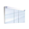 Schneider WangaLine WLS 120 2 FL spiegelkast met 3 deuren met TL verlichting 130x78cm aluminium 2000188 Schneider WangaLine WLS 120 2 FL spiegelkast met 3 deuren met TL verlichting 130x78cm aluminium 2000188