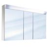Schneider WangaLine spiegelkast met 3 deuren met TL verlichting 150cm aluminium 2000202 Schneider WangaLine spiegelkast met 3 deuren met TL verlichting 150cm aluminium 2000202