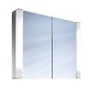 Schneider PepLine spiegelkast met TL met 2 deuren 80x64x13.5cm aluminium 2000204 Schneider PepLine spiegelkast met TL met 2 deuren 80x64x13.5cm aluminium 2000204