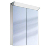 Schneider FaceLine spiegelkast met TL met 2 deuren 70x75.5x12cm aluminium 2000210 Schneider FaceLine spiegelkast met TL met 2 deuren 70x75.5x12cm aluminium 2000210