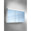 Schneider PataLine spiegelkast met LED verlichting met 3 deuren (50/30/50) 130x76x12cm met gl. planchets en accessoire box wit 2000277 Schneider PataLine spiegelkast met LED verlichting met 3 deuren (50/30/50) 130x76x12cm met gl. planchets en accessoire box wit 2000277