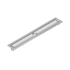 Aco FlexDrain E ShowerDrain Caniveau de douche en acier inoxydable rehausse avec bride périphérique 587mm (sans grille/siphon/piège à odeurs) avec sortie verticale SW224245