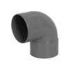 Wavin PVC lijmbocht kort 90° 110mm mof/spie 2100284 Wavin PVC lijmbocht kort 90° 110mm mof/spie 2100284