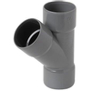 Wavin PVC lijm T stuk 45° 50mm 3xmof 2100614 Wavin PVC lijm T stuk 45° 50mm 3xmof 2100614