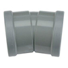 Wavin PVC manchet bocht 15° 110mm mof/mof 2110016 Wavin PVC manchet bocht 15° 110mm mof/mof 2110016
