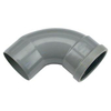 Wavin PVC manchet bocht 90° 160mm mof/spie 2110873 Wavin PVC manchet bocht 90° 160mm mof/spie 2110873